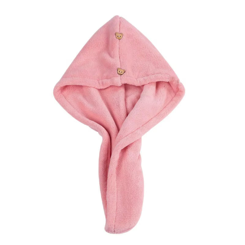 Microfiber Hair Drying Bath Towel Colorful Fast Absorptive Headbands Hair-Drying Turban Wrap for Personal Care