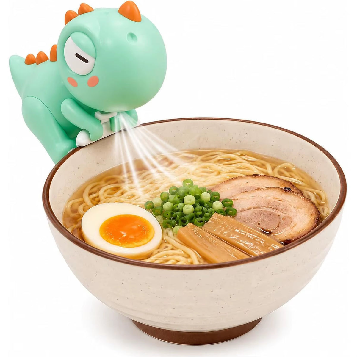 Panda Cup-Mounted Fan Hair Dryer Adhesive Mini Plastic Fan Cooling Bowls Soup Noodles Ramen Three Wind Speed Settings USB