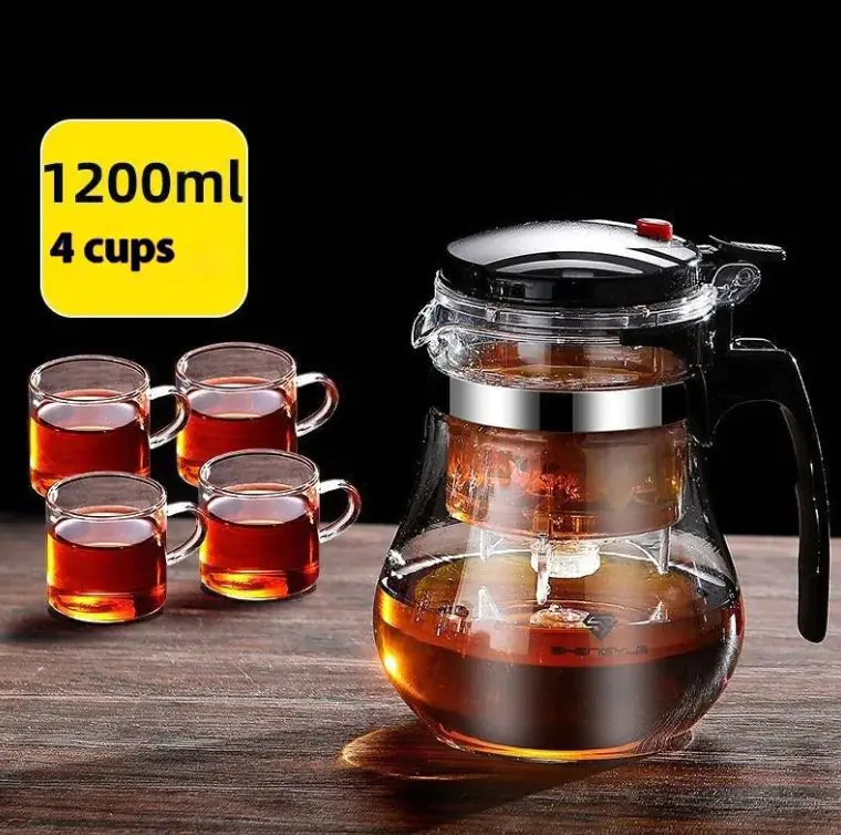 High Temperature Resistant Elegant Household One-click Filtering Tea Cup