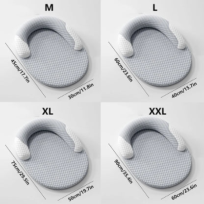 Cooling Dog Bed Summer Ice Silk Cat Mat Oval Pet Nest Breathable Heat Dissipation Cooling Pad for Small Medium Large Dogs Cats