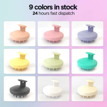 Promotion Massage 100% Silicone Hair Scalp Brush Massager Shampoo Scalp Brush Dandruff & Scalp Massage to Promote Hair Growth