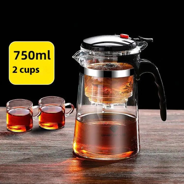 High Temperature Resistant Elegant Household One-click Filtering Tea Cup