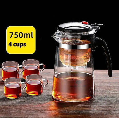 High Temperature Resistant Elegant Household One-click Filtering Tea Cup